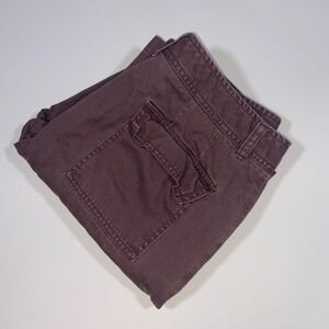 Kim Rogers‎ Women Brown Cotton Utility Cargo Pants Size 8